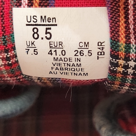 VAN'S OTW Collection,Blue/White Tie Dye Jean High tops, US Men's 8.5 - Picture 6 of 9